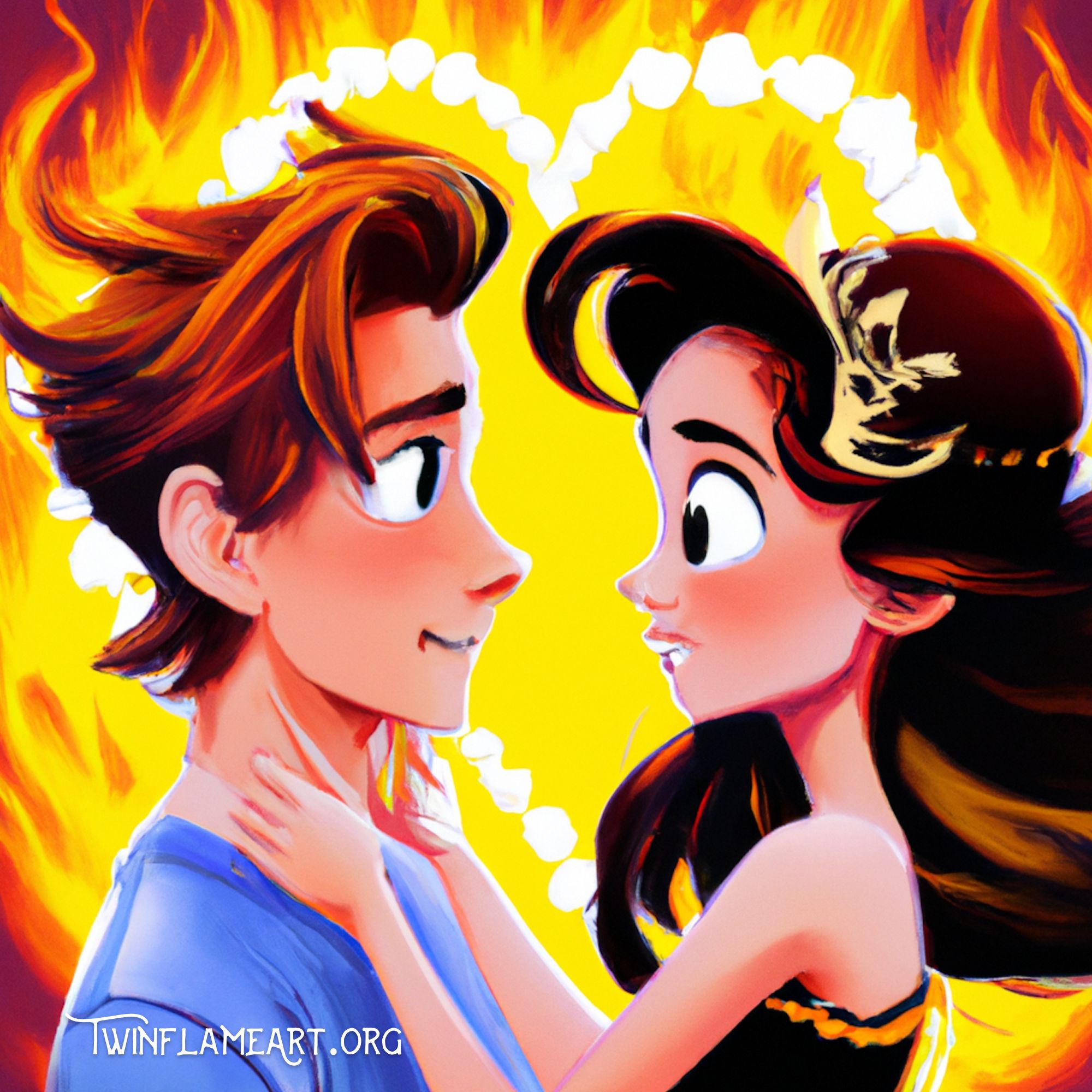 Disney Twin Flame Artwork